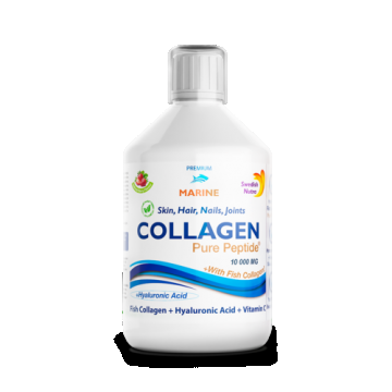 Colagen Marin Hidrolizat 10000mg cu 9 Ingrediente Active, 500 ml | Swedish Nutra
