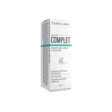 Dent COMPLET Pastă de dinți naturală, 75ml | Terralura