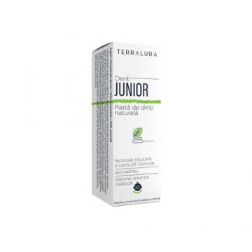 Dent JUNIOR Pastă de dinți naturală, 75ml | Terralura