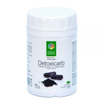 Detoxicarb 500mg, 60 capsule | Steaua Divină