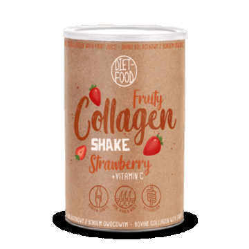 Fruity Collagen Shake - Căpșuni, 300g | Diet-Food