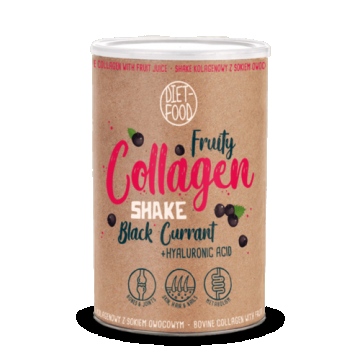 Fruity Collagen Shake - Coacăze Negre, 300g | Diet-Food