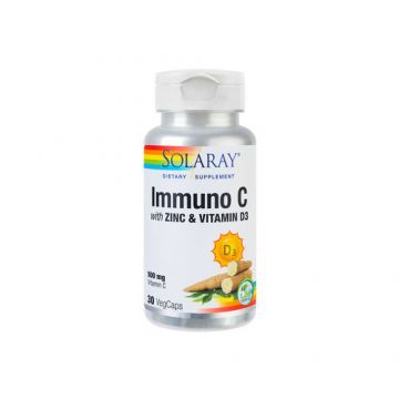 Immuno C cu Zinc și Vitamin D3, 30 capsule | Secom