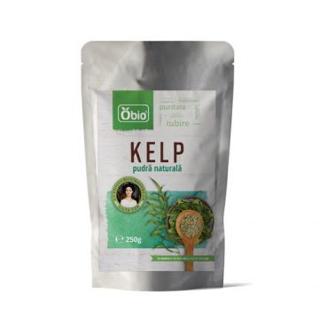 Kelp pulbere raw, 250g | Obio