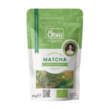 Matcha ceai verde eco, 60g | Obio