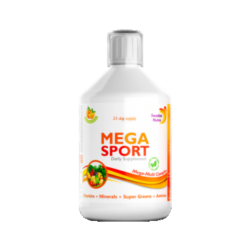 MEGA SPORT – Complex Lichid cu 147 Ingrediente Active, 500 ml | Swedish Nutra