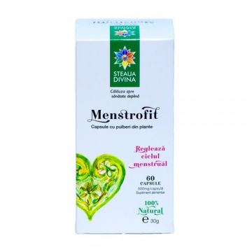 Menstrofit 500mg, 60 capsule | Steaua Divină