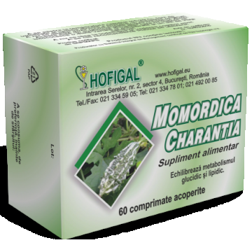 Momordica (Castravete amar) 500mg, 60 comprimate | Hofigal