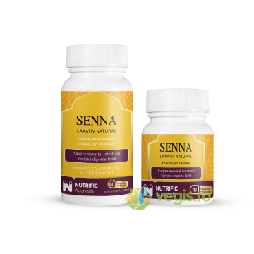 Pachet Senna Laxativ Natural 30cps+10cps