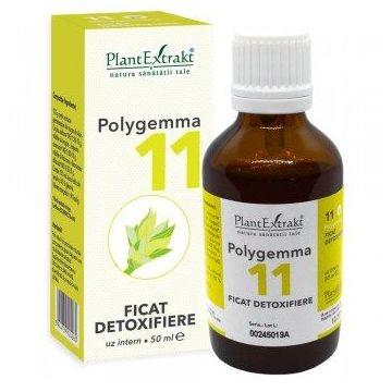 POLYGEMMA Nr.11 (Ficat - Detoxifiere), 50ml | Plantextrakt