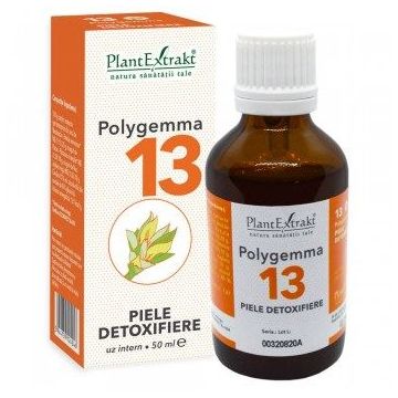 POLYGEMMA Nr.13 (Piele - Detoxifiere), 50ml | Plantextrakt