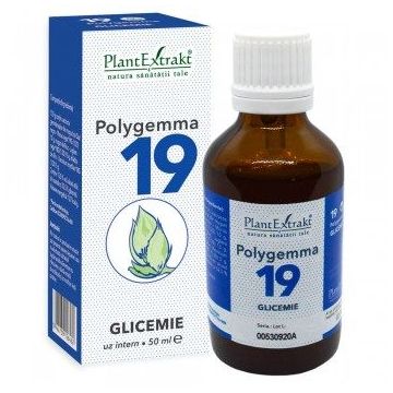 POLYGEMMA Nr.19 (Glicemie), 50ml | Plantextrakt