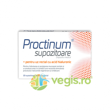 Proctinum Supozitoare cu Acid Hialuronic 10buc