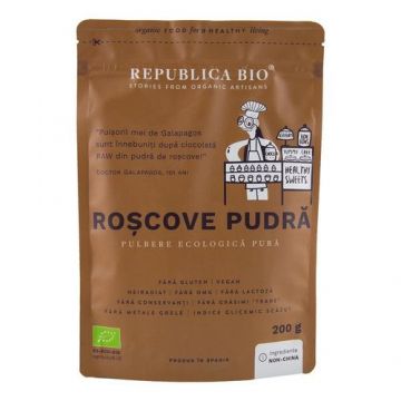 Roșcove Pudră, Pulbere Pură, 200g ECO| Republica BIO