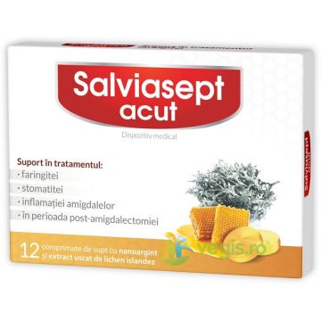 Salviasept Acut 12cpr