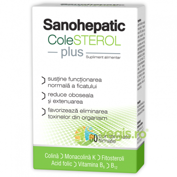 Sanohepatic Colesterol Plus 60cpr