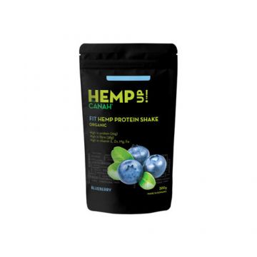 Shake Proteic de Cânepă și Afine ECO FIT Hemp Up, 300g | Canah