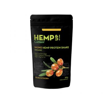 Shake Proteic de Cânepă și Cătină ECO IMUNO Hemp Up, 300g | Canah