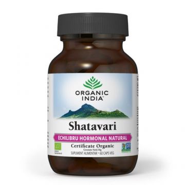 Shatavari Echilibru Hormonal & Fertilitate 60 cps ECO| Organic India