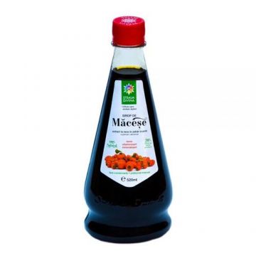 Sirop Natural de Măceșe Presat la Rece, 520ml | Steaua Divină