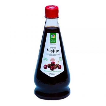 Sirop Natural de Vișine Presat la Rece, 520ml | Steaua Divină