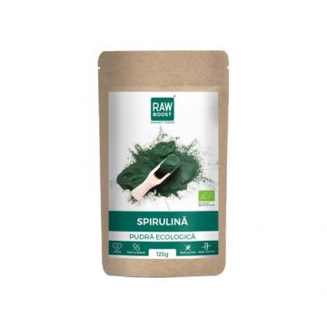 Spirulină Pudră Ecologică - Antioxidant, Imunizant, Antiinflamator| Rawboost