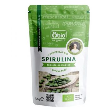 Spirulina tablete eco, 125g | Obio