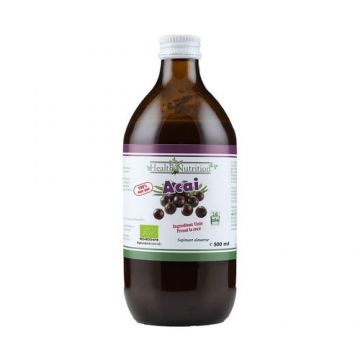 Suc de Acai 100% Pur, 500ml ECO| Health Nutrition