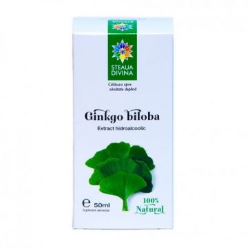 Tinctură de Ginkgo Biloba, 50ml | Steaua Divină