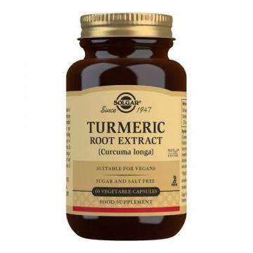 Turmeric Root Extract (Extract din Turmeric), 60 capsule | Solgar