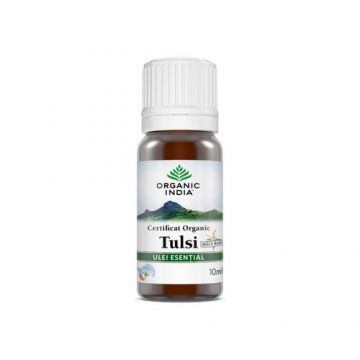 Ulei Esențial de Tulsi – Busuioc sfânt 10 ml | 100% Pur Certificat Organic | Organic India