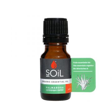 Ulei Esential Palmarosa 100% Organic ECOCERT, 10ml | SOiL