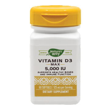 Vitamina D3 5000UI, 60 capsule moi | Secom