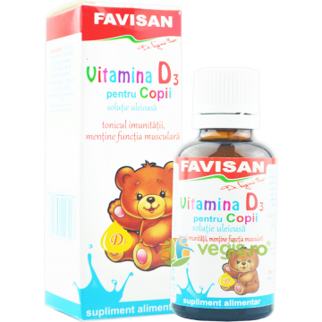 Vitamina D3 pentru Copii Solutie Uleioasa 30ml