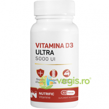 Vitamina D3 Ultra 5000iu 30cps