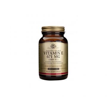 Vitamina E 1000 IU, 50 capsule moi | Solgar