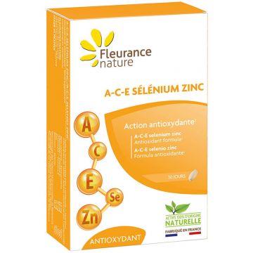 A-C-E SELENIUM ZINC Supliment alimentar x 30cp Fleurance nature