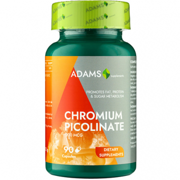 Chromium Picolinate 200mcg 90cps, Adams