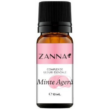 Complex de Uleiuri Esentiale Minte Agera, 10ml, Zanna