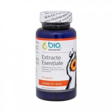 Extracte esentiale supliment antioxidant 60 capsule