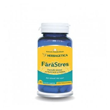 Fara stres, 30 capsule, Herbagetica