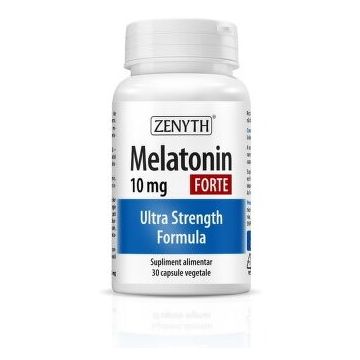 Melatonin Forte 10 mg, 30 capsule vegetale, Zenyth