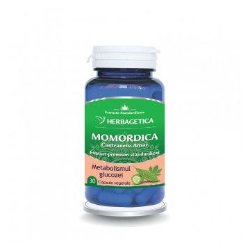 Momordica extract castravete amar 30 cps Herbagetica