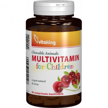 Multivitamina cu minerale pentru copii - 90 comprimate masticabile