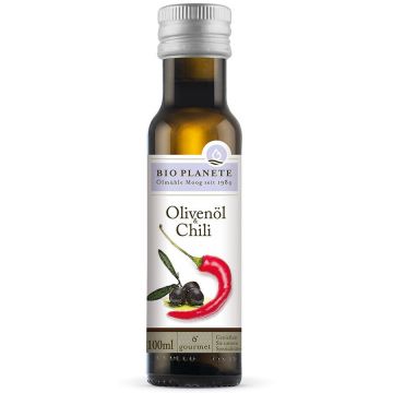 Ulei de masline extravirgin cu chilli bio 100ml Bio Planete