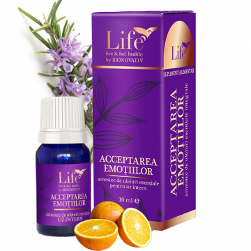 Acceptarea Emotiilor – Amestec de Uleiuri Esentiale pentru Uz Intern 10ml Life