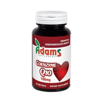 Coenzima Q10 100mg, 30 capsule, Adams Vision Coenzima Q10 100mg, 30 capsule, Adams Vision