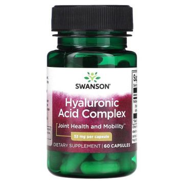 Complex de Acid Hyaluronic, 33 mg, Hyal - Joint, 60 capsule, Swanson