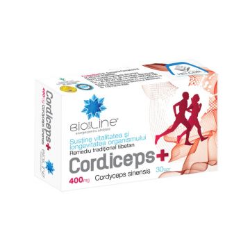 Cordiceps Plus, 30 comprimate, Helcor