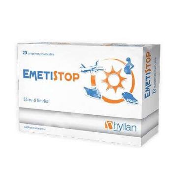 Emetistop (Metistop), 20 comprimate, Hyllan